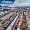 5000 Containers/de Vrachtvervoerder van het Jaarspoor van China aan Rusland Polen Duitsland